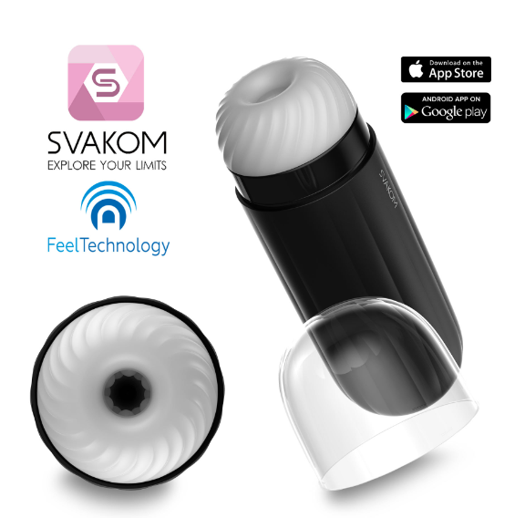 Review Âm đạo giả tự động điều khiển qua app điện thoại tương tác webcam - Svakom Sam Neo nhập khẩu